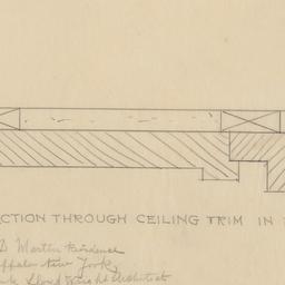Basement ceiling millwork s...