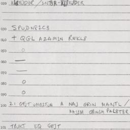 Eastern questionnaire, answ...