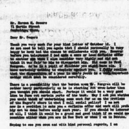 Letter from Gunnar Myrdal t...