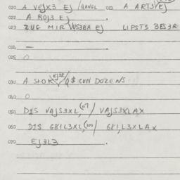 Eastern questionnaire, answ...