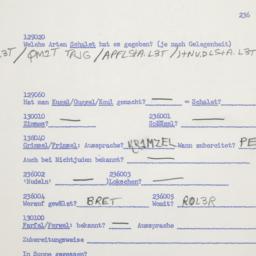 Western questionnaire, answ...