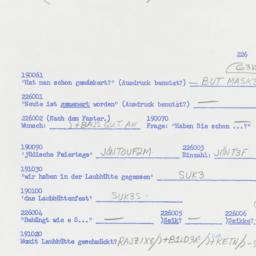 Western questionnaire, answ...