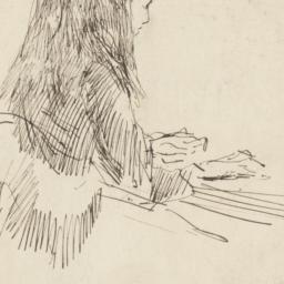 Girl Seated at a Desk