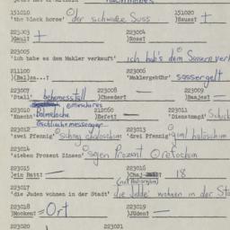 Western questionnaire, answ...