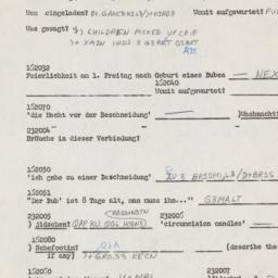 Western questionnaire, answ...
