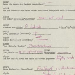 Western questionnaire, answ...