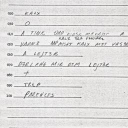 Eastern questionnaire, answ...