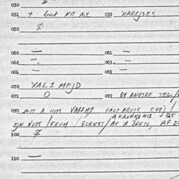 Eastern questionnaire, answ...