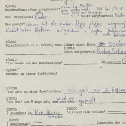 Western questionnaire, answ...