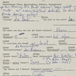 Western questionnaire, answ...