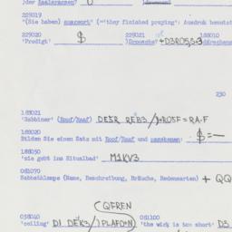 Western questionnaire, answ...
