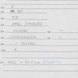 Eastern questionnaire, answ...