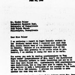 Letter from Paul H. Norgren...