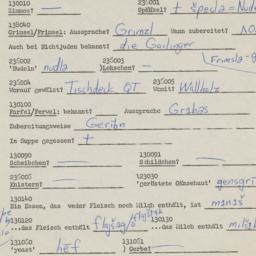 Western questionnaire, answ...