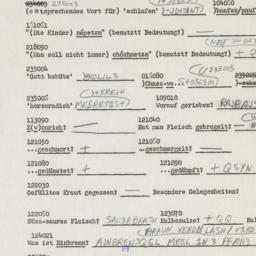Western questionnaire, answ...