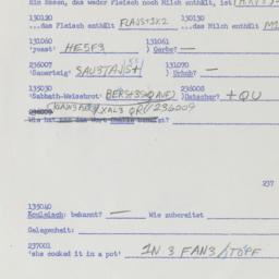 Western questionnaire, answ...