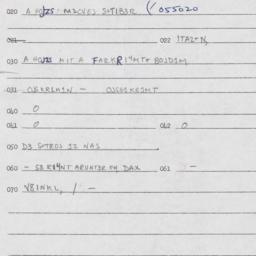 Eastern questionnaire, answ...