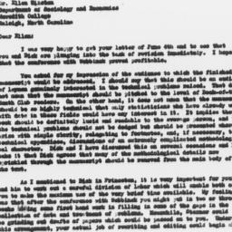 Letter from Samuel A. Stouf...