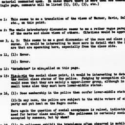 Letter and report from John...
