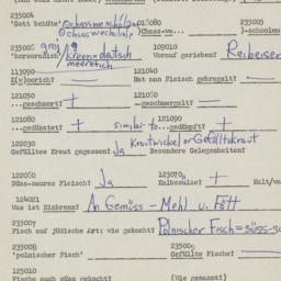 Western questionnaire, answ...