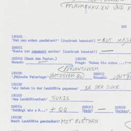 Western questionnaire, answ...