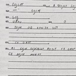 Eastern questionnaire, answ...