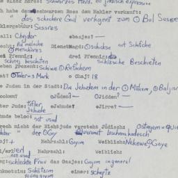 Western questionnaire, answ...