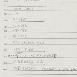 Eastern questionnaire, answ...