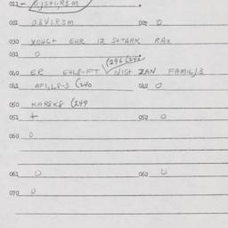 Eastern questionnaire, answ...