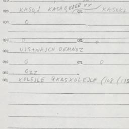 Eastern questionnaire, answ...