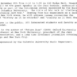 Correspondence, 2000-11-05....