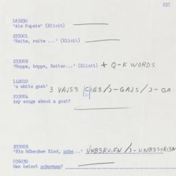 Western questionnaire, answ...