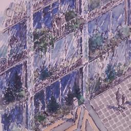 Aerial perspective drawing,...