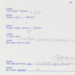 Western questionnaire, answ...