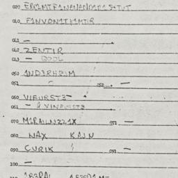 Eastern questionnaire, answ...