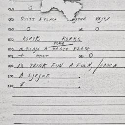 Eastern questionnaire, answ...