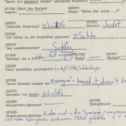 Western questionnaire, answ...