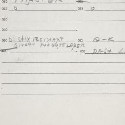 Eastern questionnaire, answ...