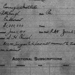 Carnegie General Donations,...