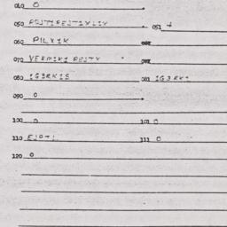 Eastern questionnaire, answ...
