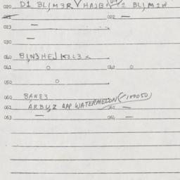 Eastern questionnaire, answ...