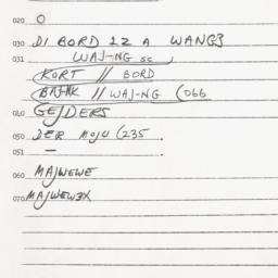 Eastern questionnaire, answ...