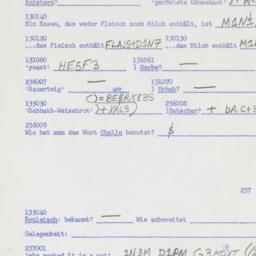 Western questionnaire, answ...