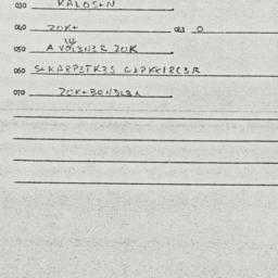 Eastern questionnaire, answ...