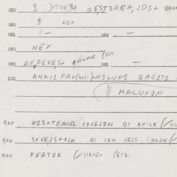 Eastern questionnaire, answ...