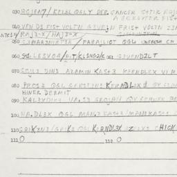 Eastern questionnaire, answ...