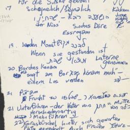 Western questionnaire, answ...