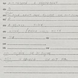 Eastern questionnaire, answ...