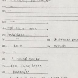 Eastern questionnaire, answ...