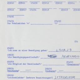 Western questionnaire, answ...